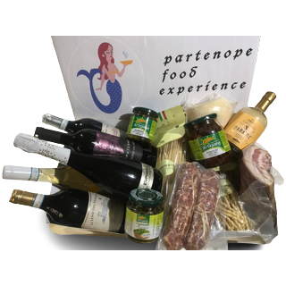 Box regalo gastronomico Vesuvio con prodotti tipici campani