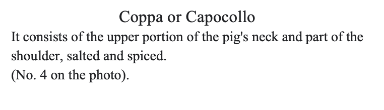 Seasoned Capocollo