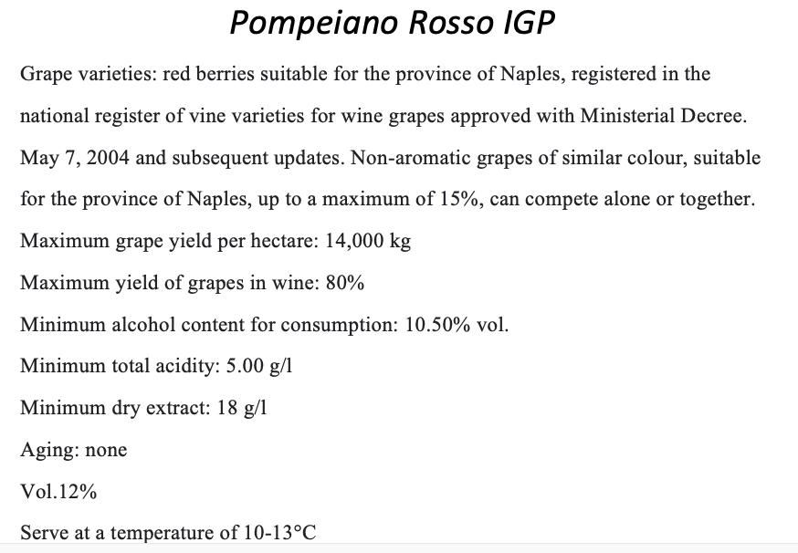 Pompeiano PGI